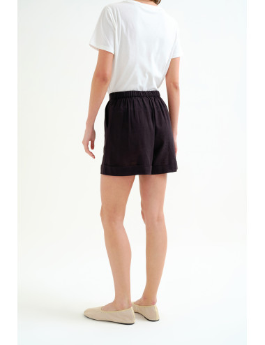 SHORTS 100% ALGODÓN NEGRO