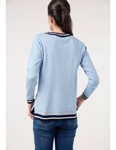 JERSEY DETALLE CORAZÓN AZUL