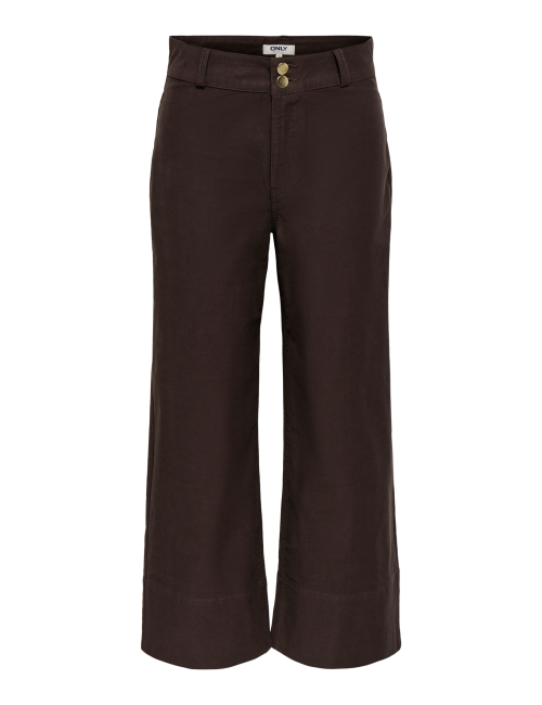 PANTALÓN HW DENIM CROP MARRÓN