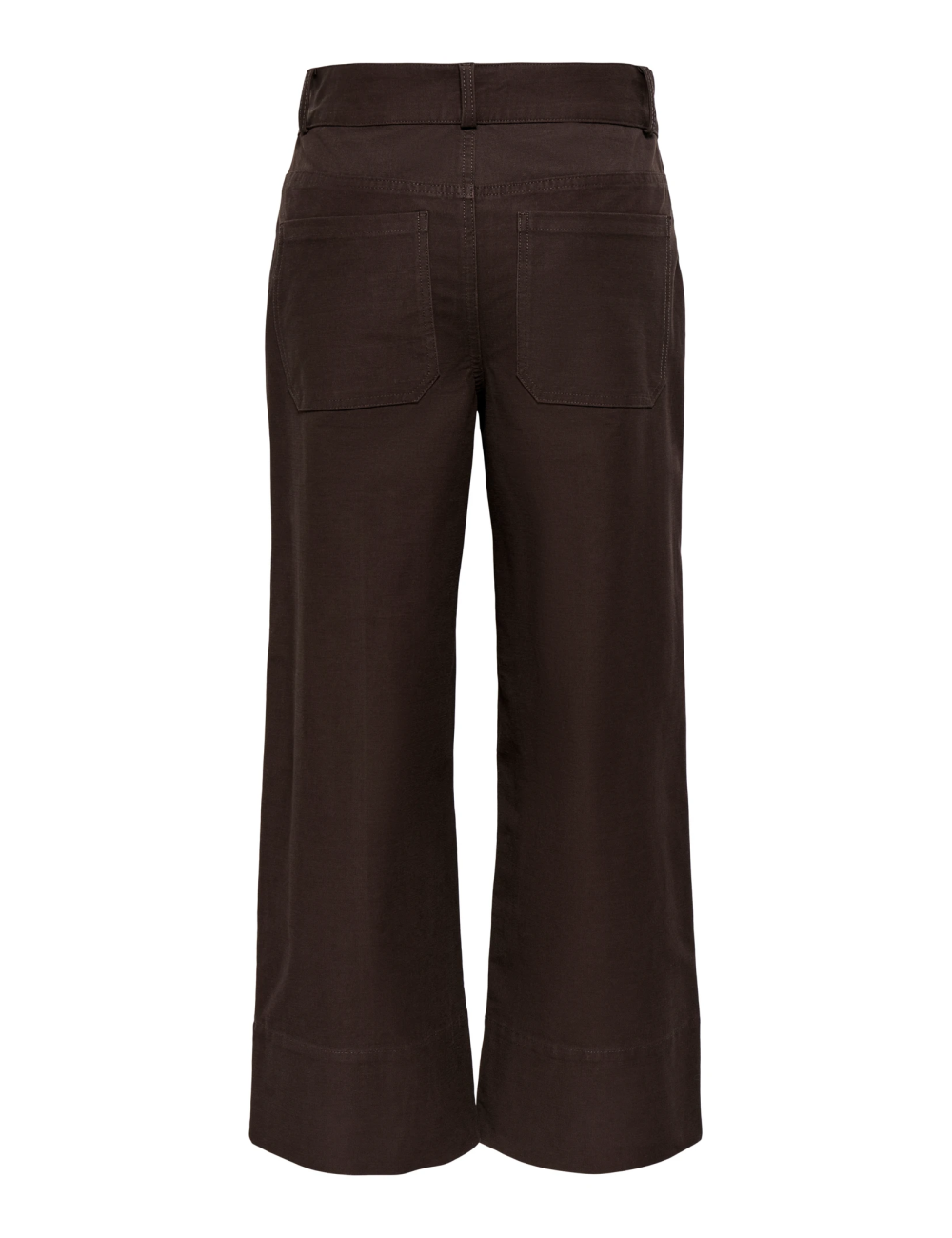 PANTALÓN HW DENIM CROP MARRÓN