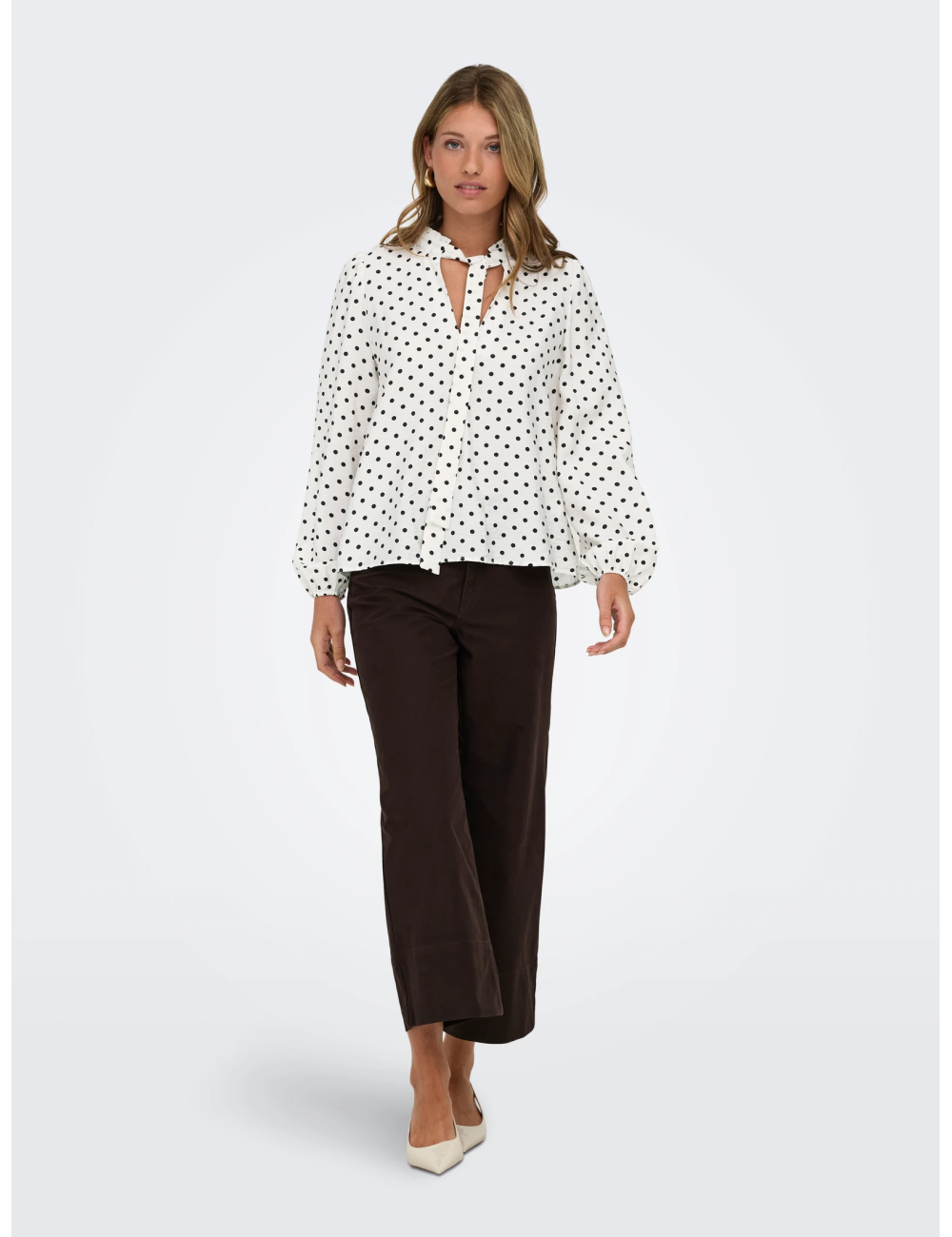 PANTALÓN HW DENIM CROP MARRÓN