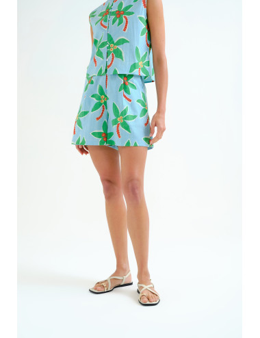 SHORTS CON ESTAMPADO...
