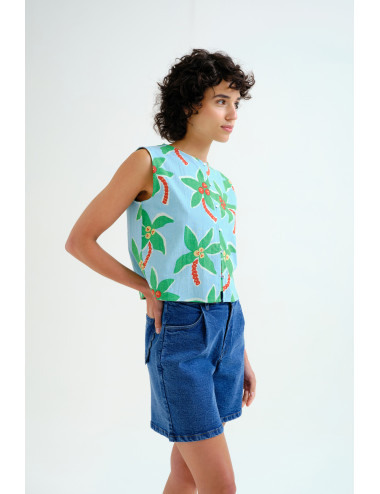 TOP CON ESTAMPADO COCOTERO BIG