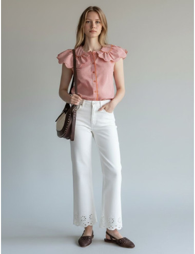 CAMISA HOMBRERAS FLOR