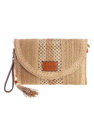 BOLSO MANO/BANDOLERA RAFIA...