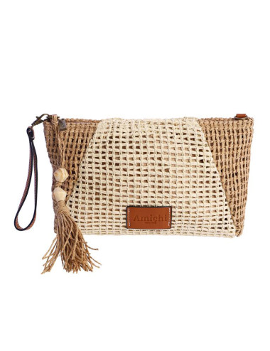 BOLSO MANO/BANDOLERA RAFIA...