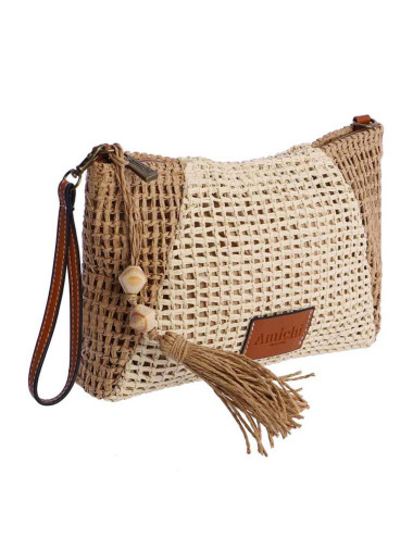 BOLSO MANO/BANDOLERA RAFIA...