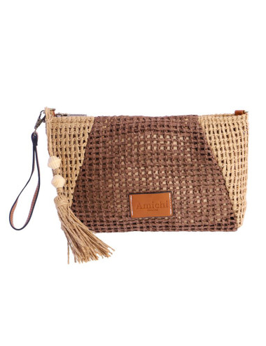 BOLSO MANO/BANDOLERA RAFIA...