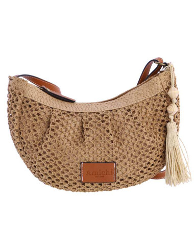 BOLSO BANDOLERA RAFIA AMICHI