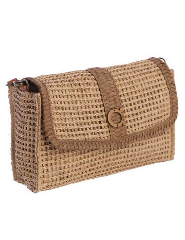 BOLSO BANDOLERA RAFIA AMICHI