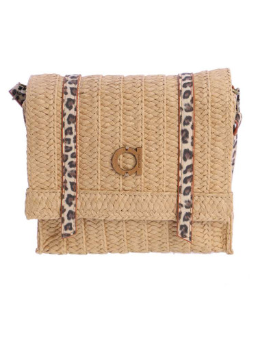 BOLSO BANDOLERA RAFIA AMICHI