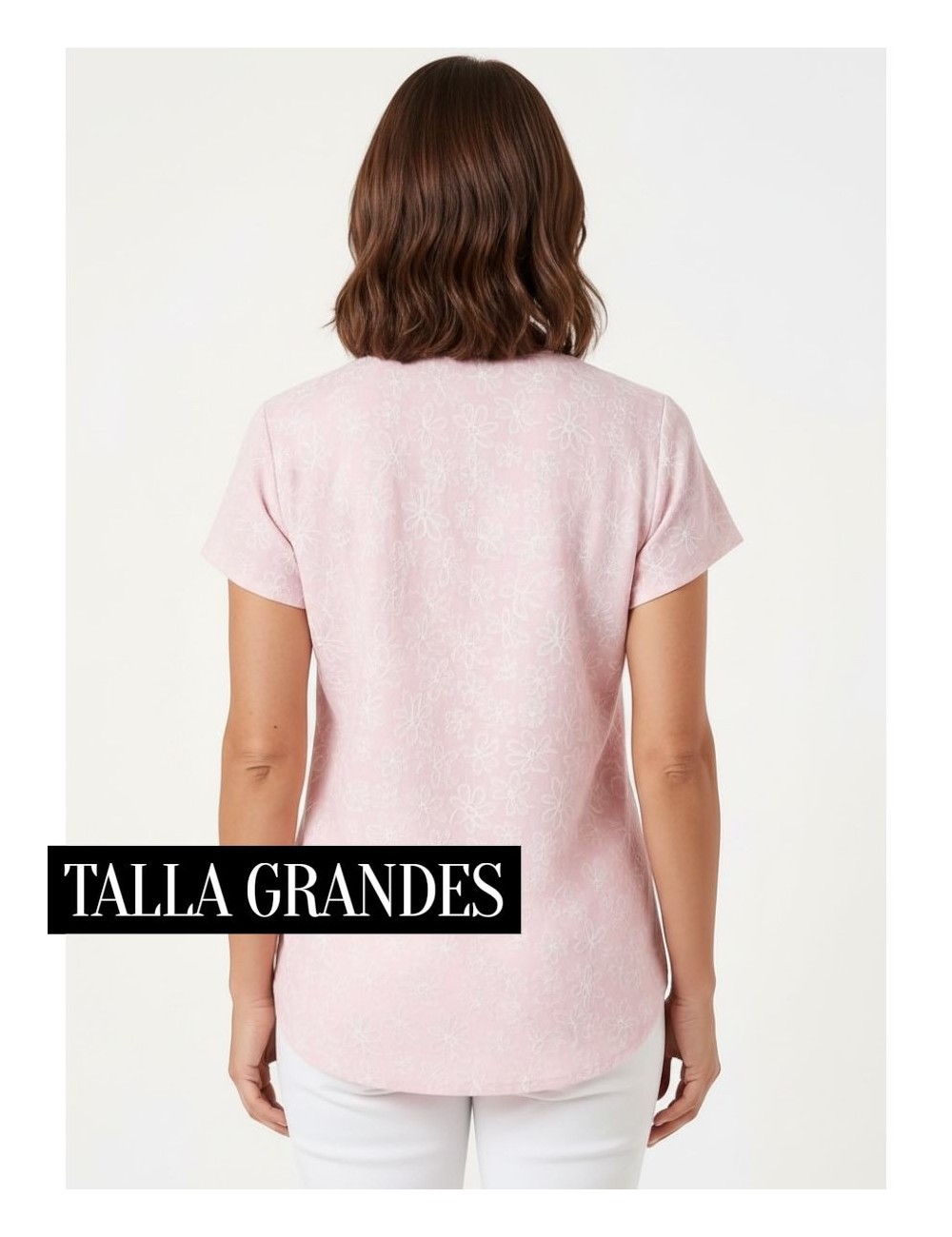 BLUSA ESTAMPADO FLORECITA ROSA