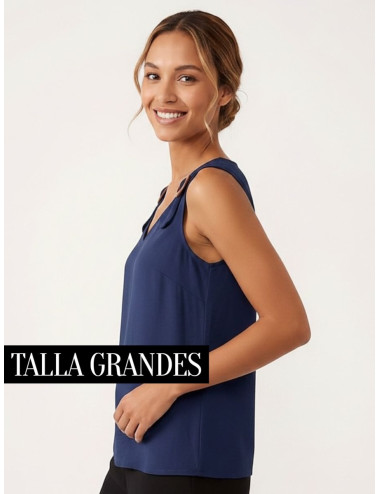 BLUSA TIRANTES AROS MADERA...