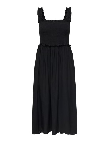 VESTIDO LARGO TIRANTES NEGRO