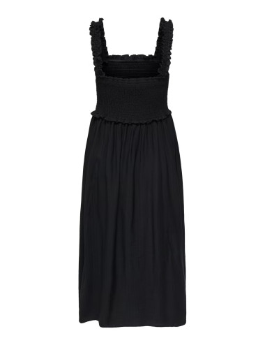 VESTIDO LARGO TIRANTES NEGRO