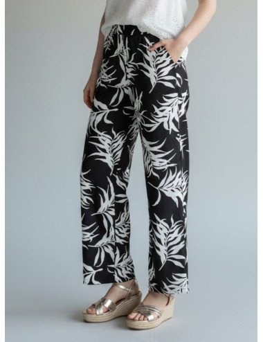 PANTALÓN FLUIDO ESTAMPADO...