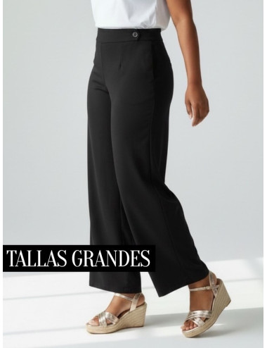 PANTALÓN BOTÓN NEGRO