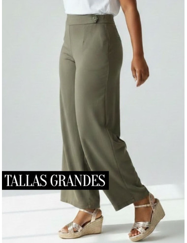 PANTALÓN BOTÓN VERDE