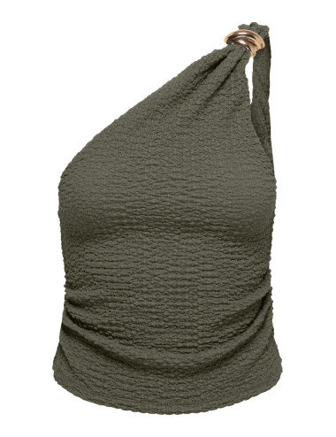 TOP ASIMÉTRICO BROCHE