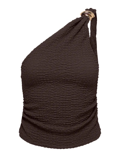 TOP ASIMÉTRICO BROCHE