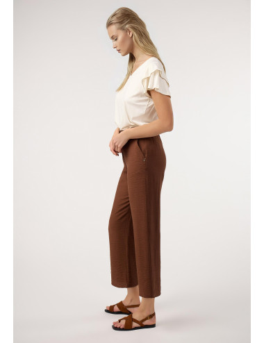 PANTALÓN CULOTTE PESPUNTES