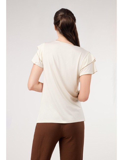 PANTALÓN CULOTTE PESPUNTES