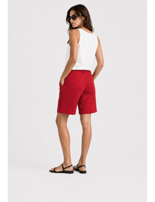 BERMUDAS LISAS ROJA