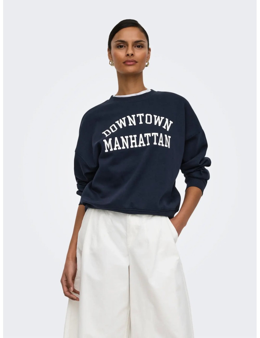 SUDADERA DOWNTOWN MANHATTAN AZUL MARINO