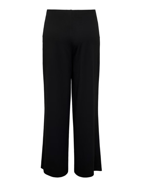 PANTALÓN BOTONES CORTE REGULAR NEGRO