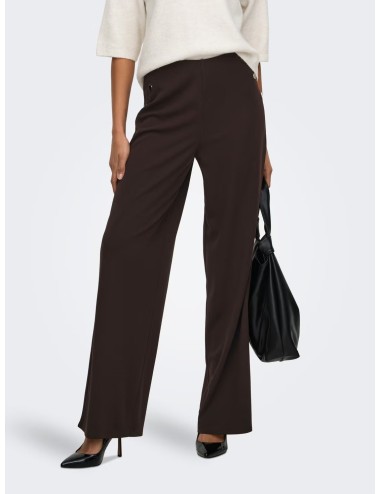 PANTALÓN BOTONES CORTE REGULAR MARRÓN