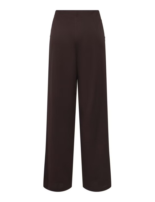 PANTALÓN BOTONES CORTE REGULAR MARRÓN
