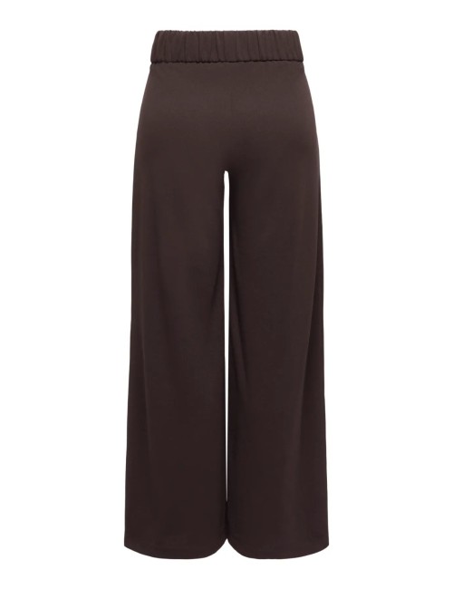 PANTALÓN BOTÓN WIDE LEG MARRÓN