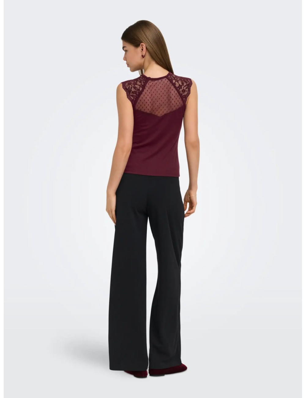 PANTALÓN BOTÓN WIDE LEG NEGRO