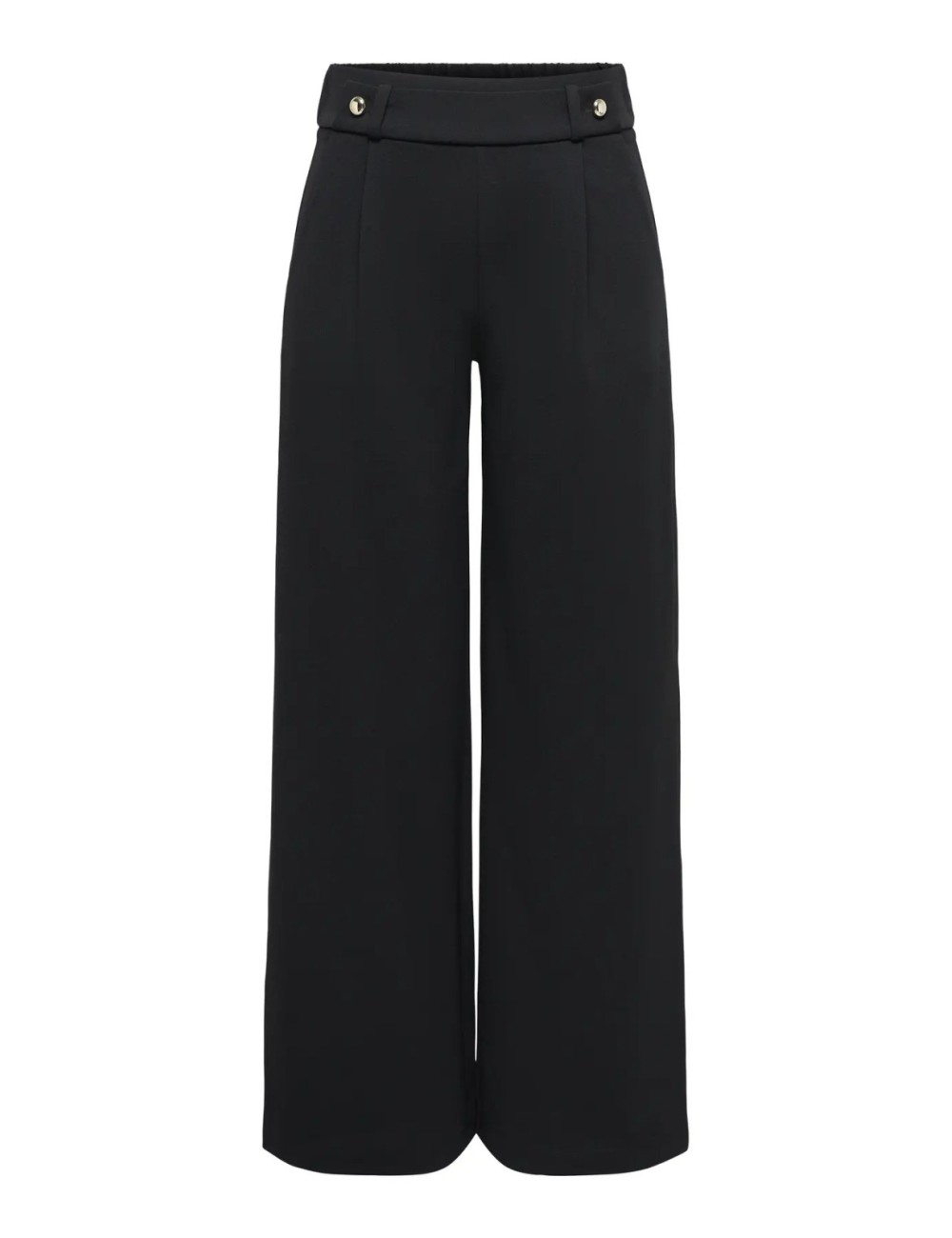 PANTALÓN BOTÓN WIDE LEG NEGRO