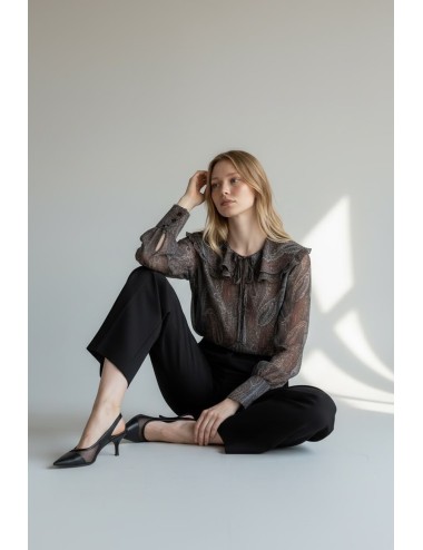 BLUSA VOLANTES ESTAMPADO CASHMERE