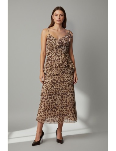 TOP ASIMÉTRICO ANIMAL PRINT