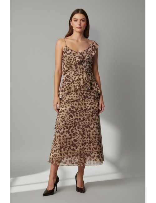 TOP ASIMÉTRICO ANIMAL PRINT