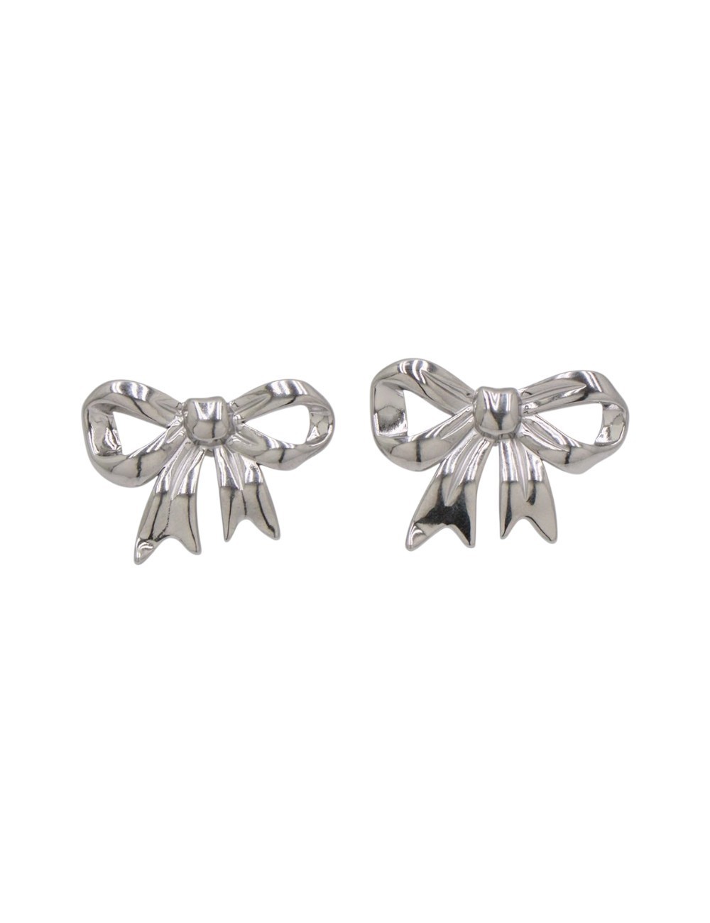PENDIENTES ACERO LAZO