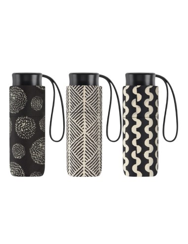 PARAGUAS PLEGABLE MINI ESTAMPADO GEOMÉTRICO
