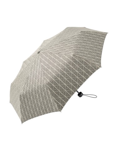 PARAGUAS PLEGABLE MANUAL ESTAMPADO GEOMÉTRICO
