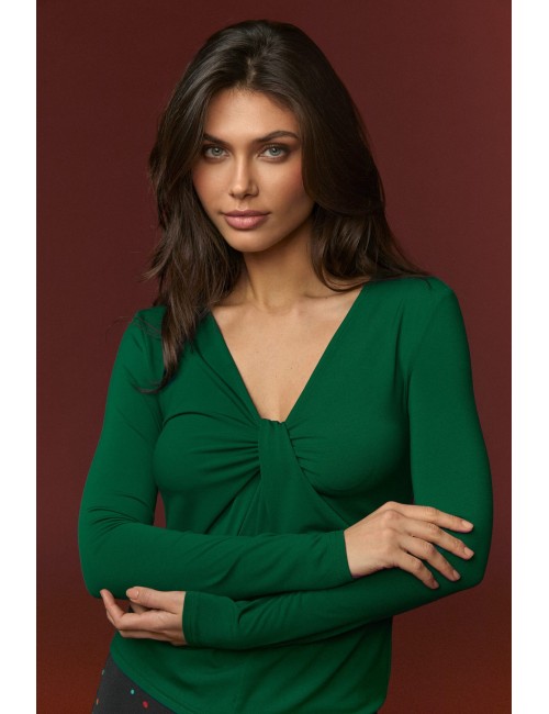 GREEN WELLINGTON TOP