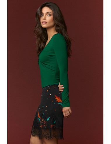 GREEN WELLINGTON TOP