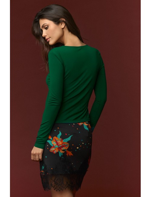 GREEN WELLINGTON TOP