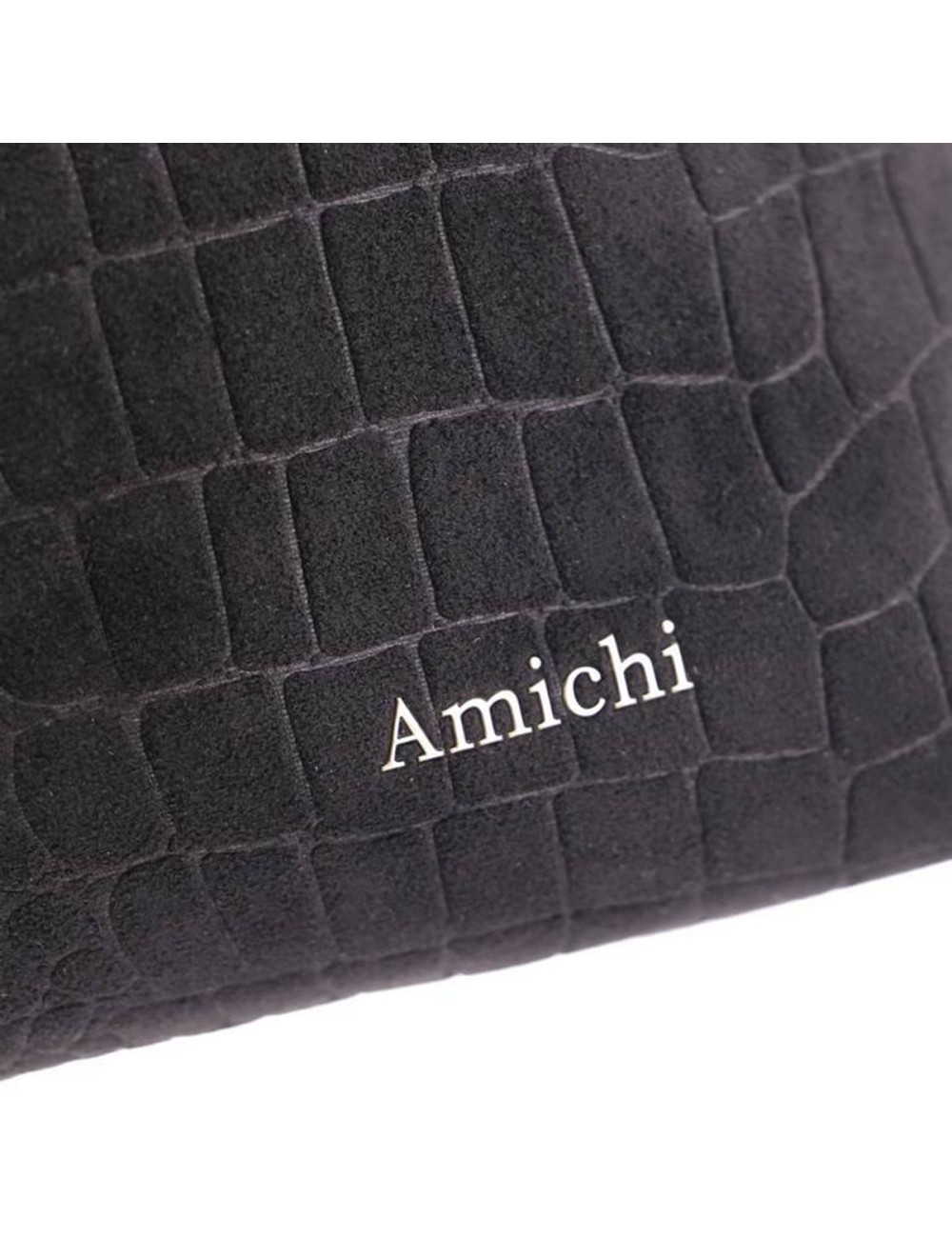 BOLSO BANDOLERA COCO CON ANTELINA CON CONRDÓN AJUSTABLE NEGRO