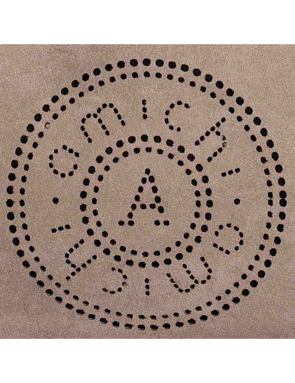 BOLSO BANDOLERA ANTE CON TROQUELADO TAUPÉ