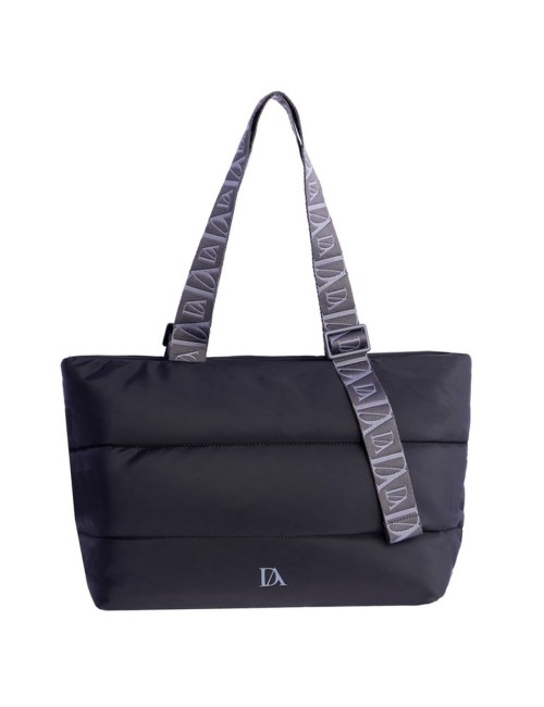BOLSO SHOPPER ACOLCHADO NEGRO