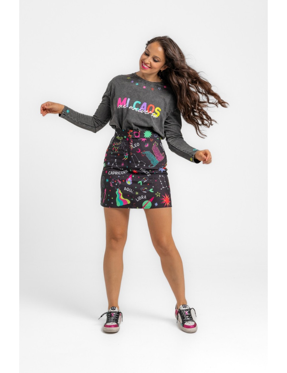 MINI FALDA SIXTY UNIVERSO