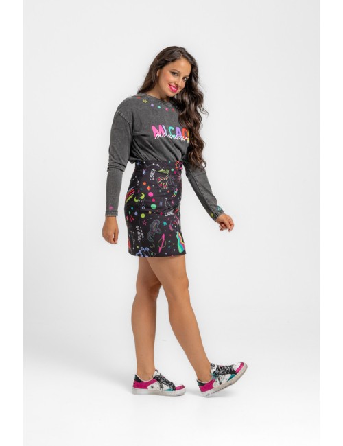 MINI FALDA SIXTY UNIVERSO