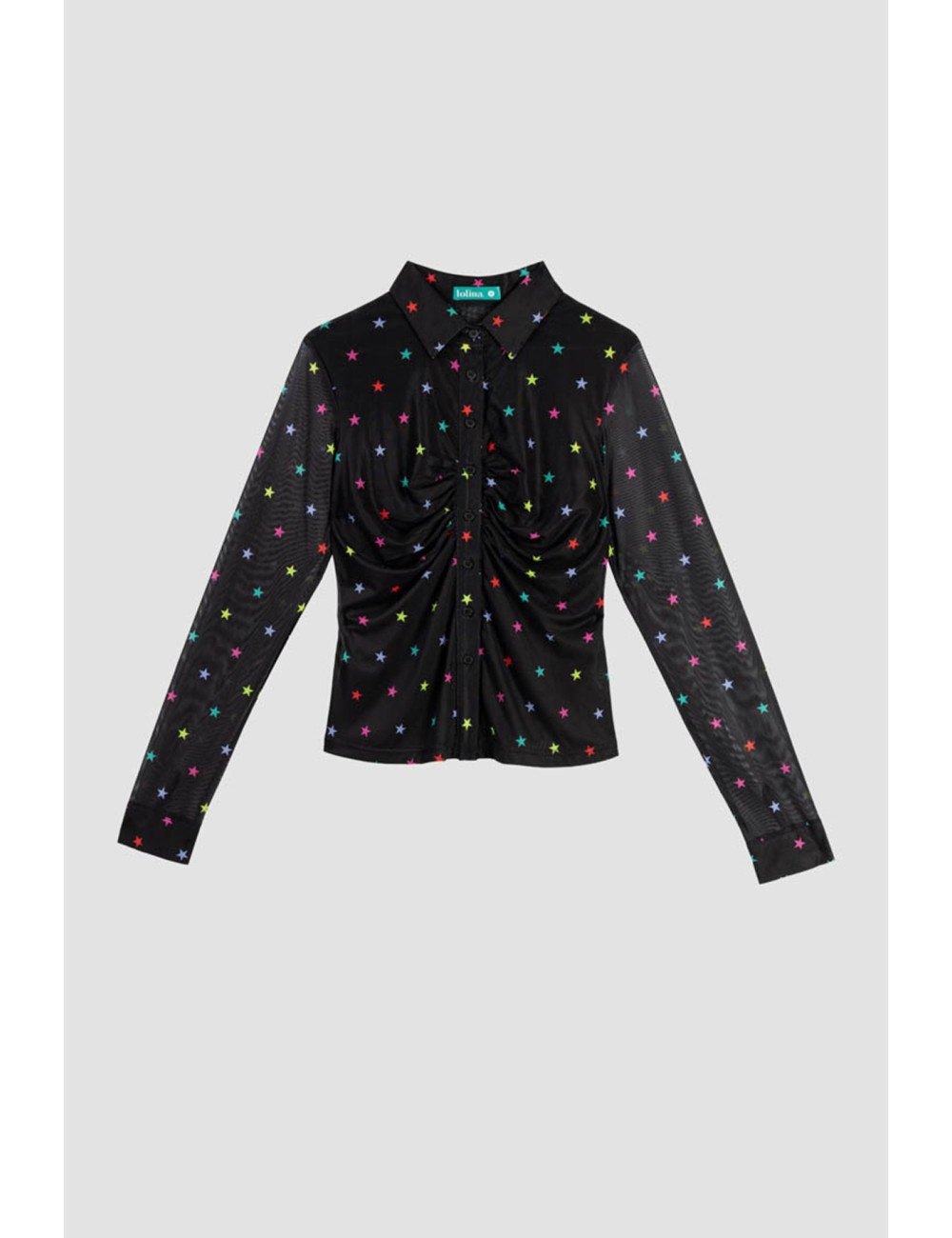 CAMISA DE TUL DRAPEADA STARS