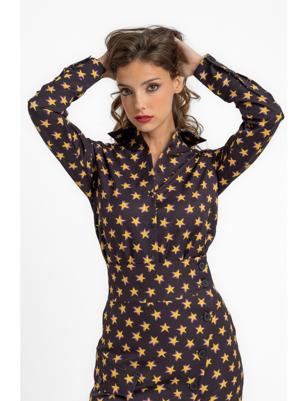 CAMISA SENCILLA BRILLANDO